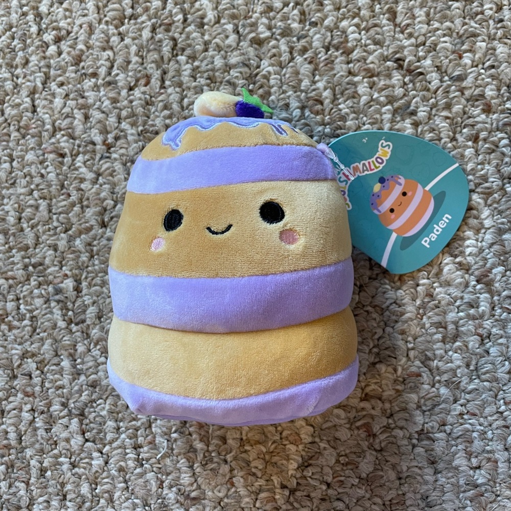 Paden Squishmallow Blueberry Pancakes 5”